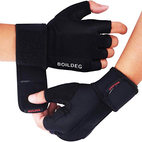 Gants De Cyclisme Sans Doigts – Homme/femme, Antidérapant, Rembourrage Absorption Chocs, Utilisables écran Tactile